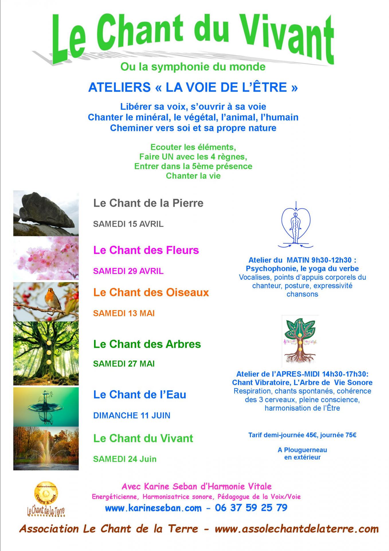 Affiches le chant du vivant