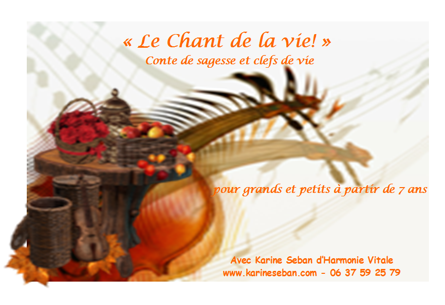 Flyer pour affiche le chant de la vie