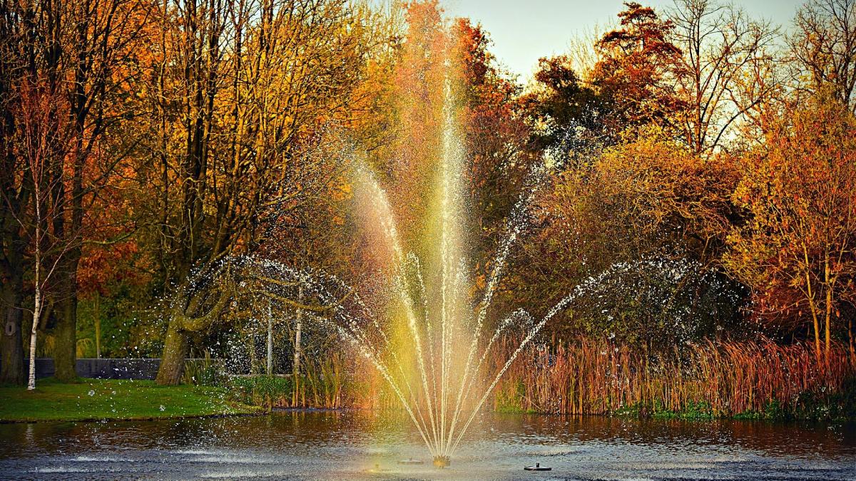 Fontaine jaillissante