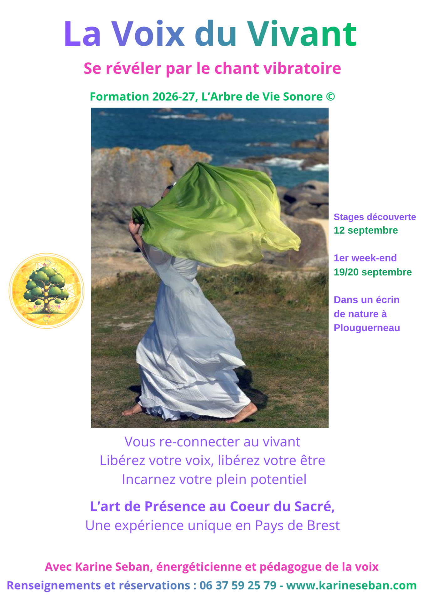 La voix du vivant formation 2026 27