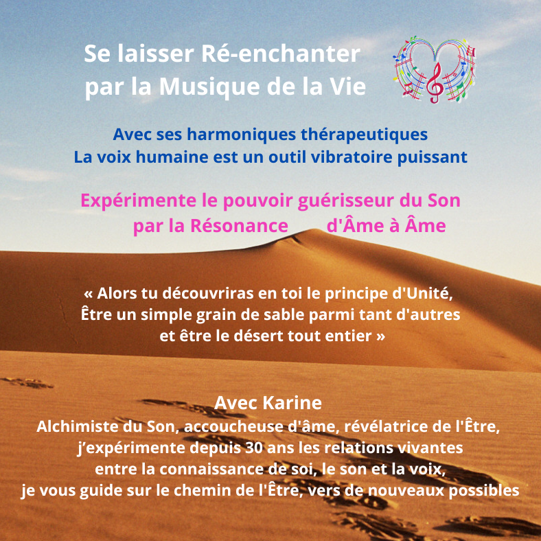 Se laisser reenchanter desert