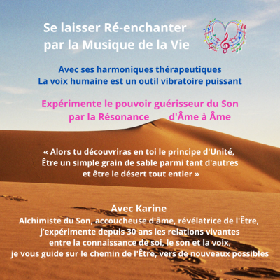 Se laisser reenchanter desert