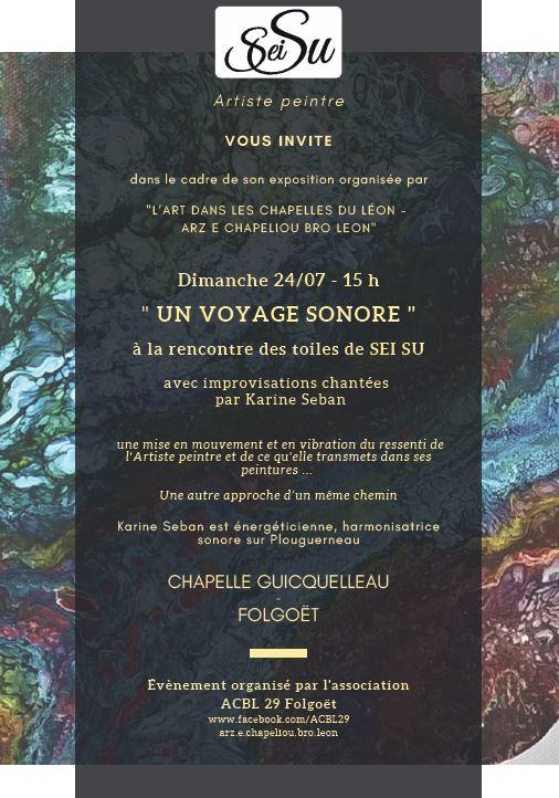 Sei su voyage sonore karine seban art dans les chapelles